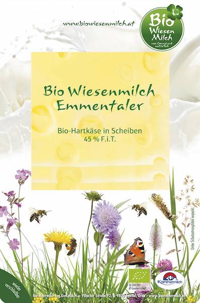 Bio Wiesenmilch Emmentaler, 45% F.i.T.