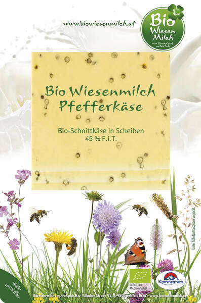 BIO Weidenmilch-Pfefferkäse (in Scheiben)