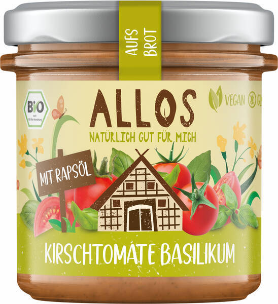 aufs Brot Kirschtomate Basilikum