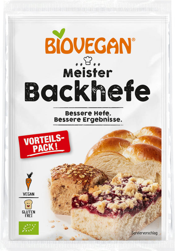 MHD - Meister Backhefe, 3er Pack, BIO