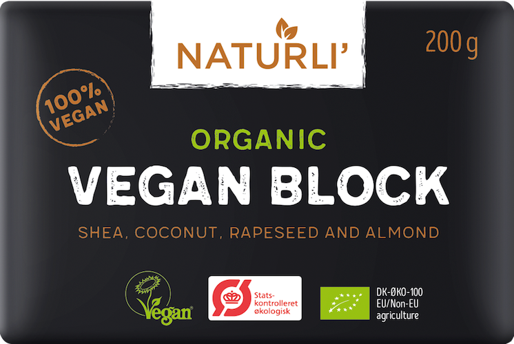 Naturli' organic vegan block 200g