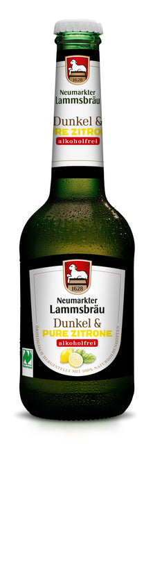 Lammsbräu Dunkel &Pure Zitrone Alkoholfrei (Bio)