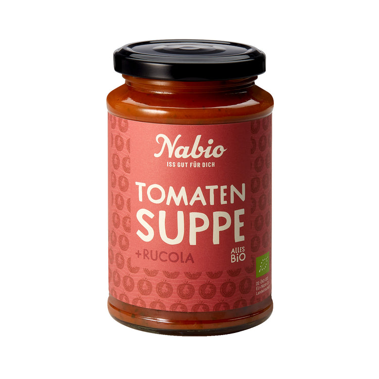 Nabio Tomaten Suppe + Rucola